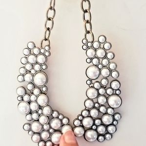 J. Crew Faux pearl collar necklace